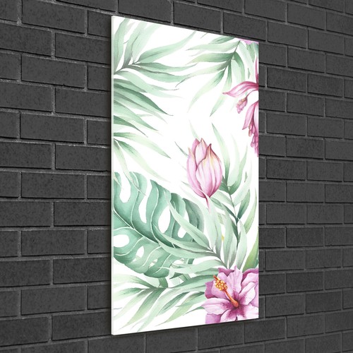 Tulup Image Sur Verre Acrylique Tableaux 50x100 - Galaxie colorée