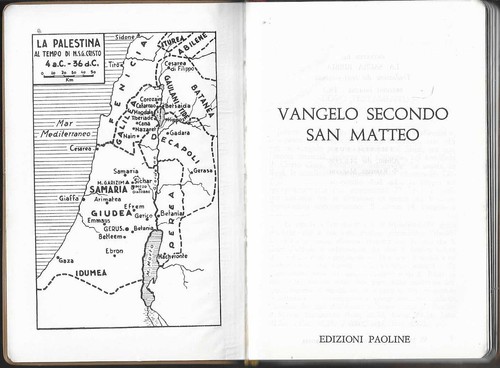 VANGELO SECONDO SAN MATTEO. (Edizioni Paoline, 1963) - Foto 2 di 2