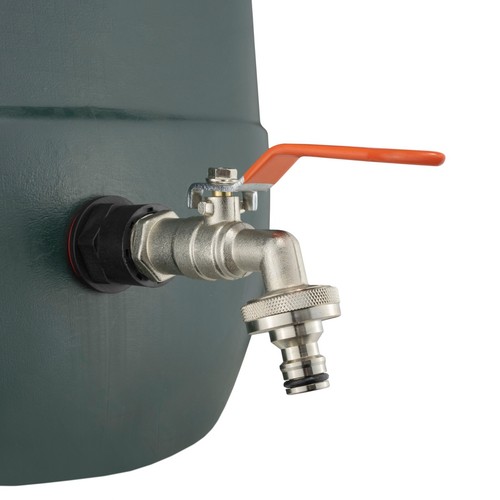 Water butt/ rain water tank outlet connector/adaptor+tap- 3/4" bspm (26mm hole) - Picture 3 of 35