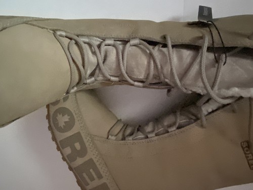 Sorel Shila Boot (Women's) Goat Snow Boot Ski Boot - US 9 (UK 7) Lace Up Camel - Picture 10 of 21