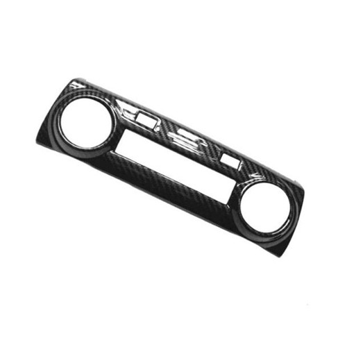Cubierta de panel de interruptor de aire acondicionado de fibra de carbono para Hyundai Kona 2018-2021 - Imagen 6 de 7