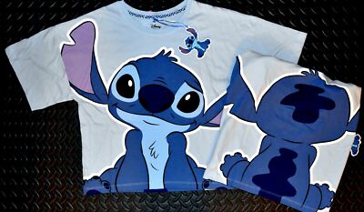 Stitch T Shirt Disney Primark Cropped Tee Lilo Ladies Womens UK Sizes 6 to 14 | eBay