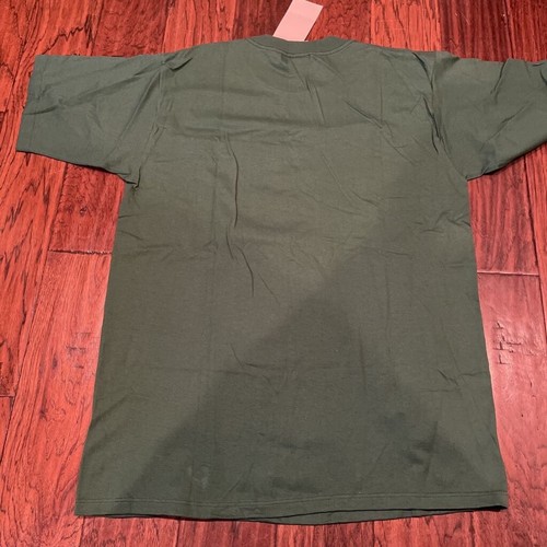 Vintage Crable Sportswear Mens T-Shirt Green Salem-Teikyo Crew Neck L New - Picture 5 of 6