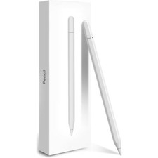 Magnetic iPad Stylus Pen, USB-C Charging White 