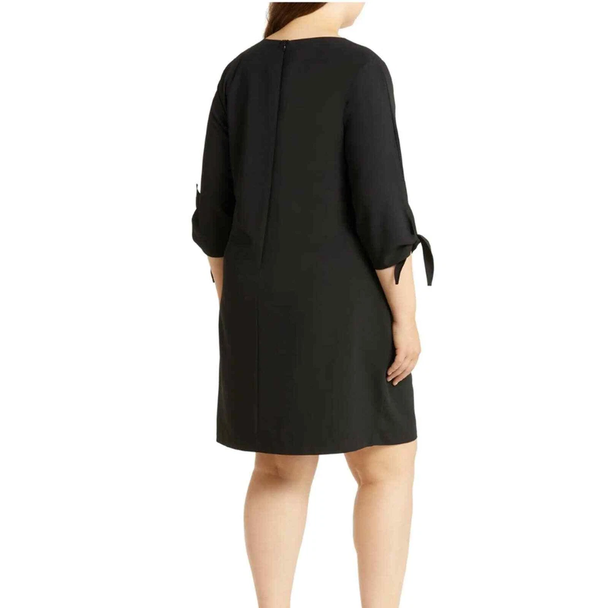 Cece tie sleeve shift cheap dress