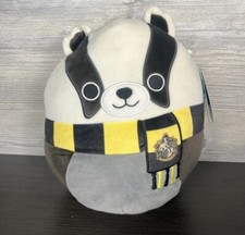 Hufflepuff Squishmallow Harry Potter Badger 10" Plush New with Tag