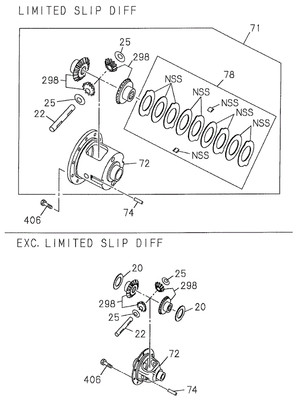 Genuine Honda Gear Set 8-97327-587-0