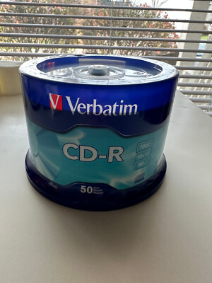 Verbatim CD-R 700MB 52x Recordable Disc - Pack of 50 (94691)