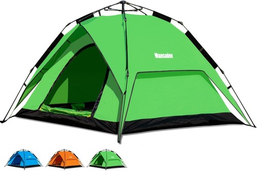 Lightweight Waterproof Pop-Up Tent for 4 People - Easy Setup & UV Protection - Picture 3 of 10