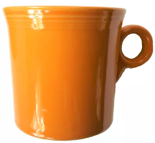 FIESTA~Fiestaware~TANGERINE~Coffee Mug~10 oz~RING HANDLE~VGC