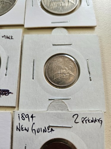 German New Guinea. 1894 5,2,1,1\2 Mark 10,2 Pfenning Very Rare Set - Picture 5 of 13