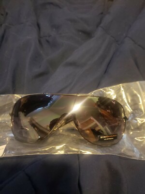 BCBG Max Azria B858 GUNMETAL Dark Silver / Grey Gradient Sunglasses