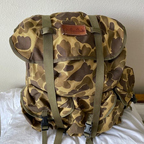 Vintage Cabela’s oversized camo backpack - canvas - hunting backpack - large - 第 2/6 張圖片