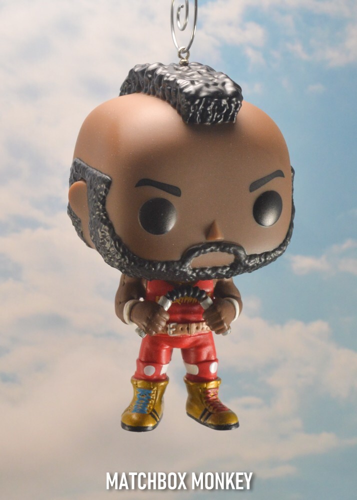 Custom Funko Pop Culture Mr T Christmas Ornament WWF WWE Wrestling
