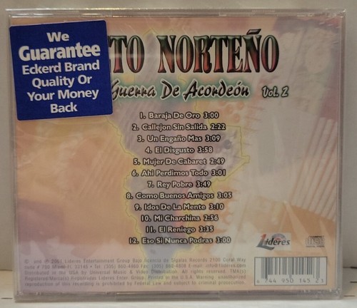 Reto Norteno Guerra de Acordeon Vol 2 (CD 674495014523) *NEW* - Picture 2 of 2