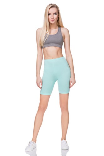 Cotton Leggings 1/2 Length Over-Knee Shorts Active Sport Dance Cycling LK - Picture 25 of 26