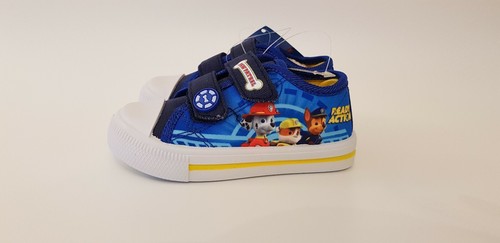 Zapatos de salón de lona Paw Patrol azul para niños niños talla 5 bebés. - Imagen 2 de 8