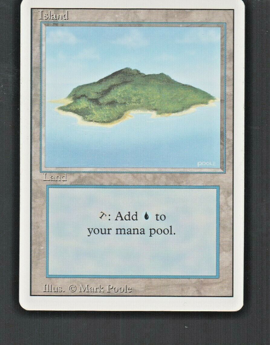Island 1994 Magic The Gathering Revised Edition #296