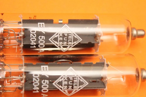 TELEFUNKEN EY500A ( 6EC4 6D22S ) - ADD PHILIPS CODE HALF WAVE RECTIFIER TUBE NOS - Picture 7 of 12