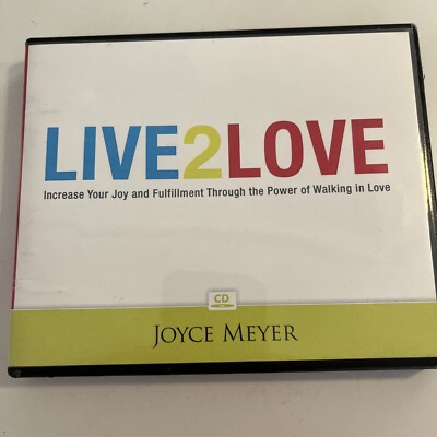 Live 2 Love~Joyce Meyer Audio CD~Increase Joy thru Power of Walking in Love