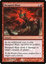Shrapnel Blast - Foil Promo FNM 2008 LP MTG