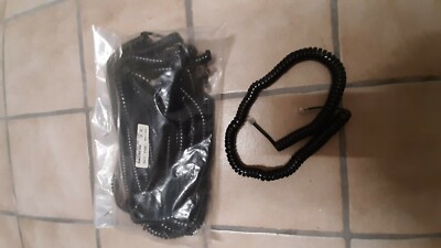 10 Stk.Telefon Handapparate-Schnüre 60 cm auf 2 m ausziehbar für Analog und IP