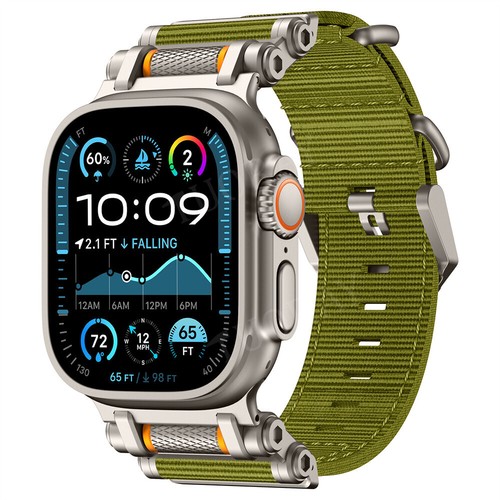 Correa de metal de nailon para Apple Watch iWatch Series 10 9 8 7 6 5 4 3 SE Ultra 2 - Imagen 75 de 80