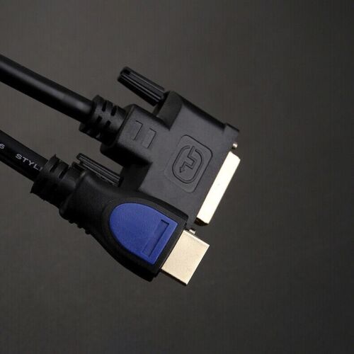 HDMI - DVI Highend Kabel 1,5m FULL HD 1080p PC zu Monitor Beamer TV Mac Adapter - Bild 2 von 8