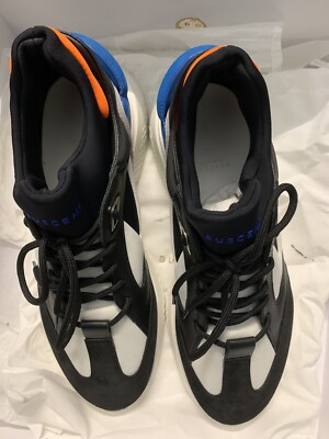 Buscemi Men's Black TRIO Veloce Sneakers, Brand Size 42