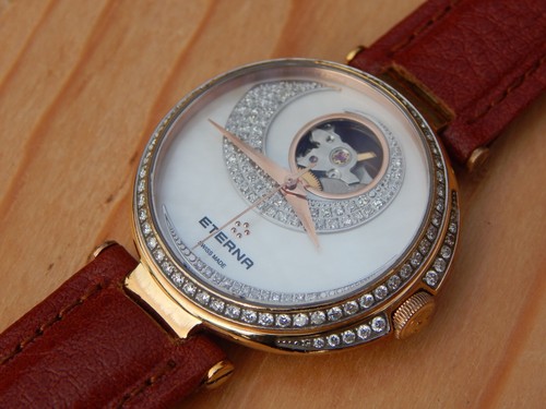 Ladies ETERNA GRACE Open Art Diamonds Automatic Wrist Watch SW 200-1 Eta 2824-2 - Picture 24 of 24