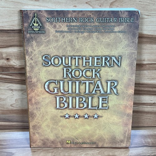 Southern Rock Guitar Bible By Hal Leonard Corp 25 Rock Classics VERY GOOD - Foto 1 di 11