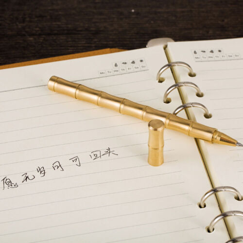 1x Detachable bamboo Rollerball Pen Stationery Office School Pen Writing-Pens - Picture 3 of 12