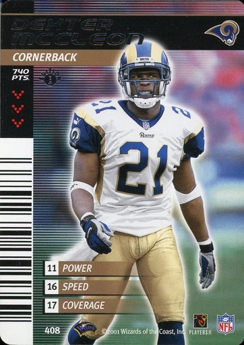 2001-02 NFL Showdown 1st Edition Football Trading Cards