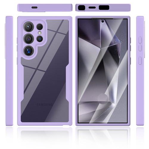 Für Samsung Galaxy S24 Plus Ultra Full Body Clear Case integrierter Displayschutz - Bild 13 von 13