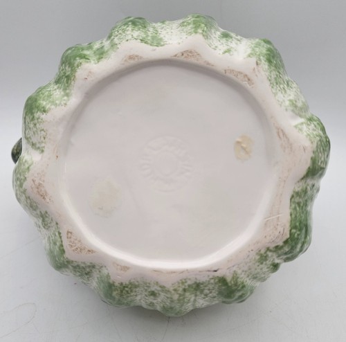 Vintage World Bazaar Ceramic Green Melon w/Stem Pitcher Fruit Vegetable 7.5" - Picture 7 of 10