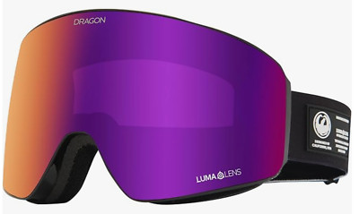 NEW Dragon PXV Snow Goggles-Black Pearl-LL Purple+LL Amber