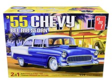 Skill 2 Model Kit 1955 Chevy Bel Air 2-in-1 1/25 Scale CARZ AMT