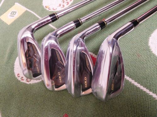New Maruman Shuttle Gold Spec Iron Set (7-PW)/ NS Pro Zelos Steel 7 (R) / +3/4" - Picture 2 of 10