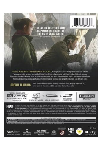 The Last of Us Season One 1 Steelbook 4K UHD+Blu-ray SHIPS IN A BOX Helps Strays - Picture 10 of 10