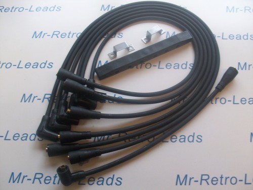 8MM PERFORMANCE IGNITION LEADS FITS JAGUAR E TYPE XJ6 XK MK2 & CLAMP SEPARATOR - Picture 1 of 3