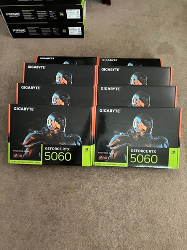 Gigabyte GeForce RTX 5060 WINDFORCE 8G GV-N5060WF2OC-8GD GDDR7 OVERCLOCK EDITION