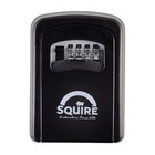 Squire Keykeep 1 Wall Mounted Key Safe, Wheel Combination Lock Weather Resistant