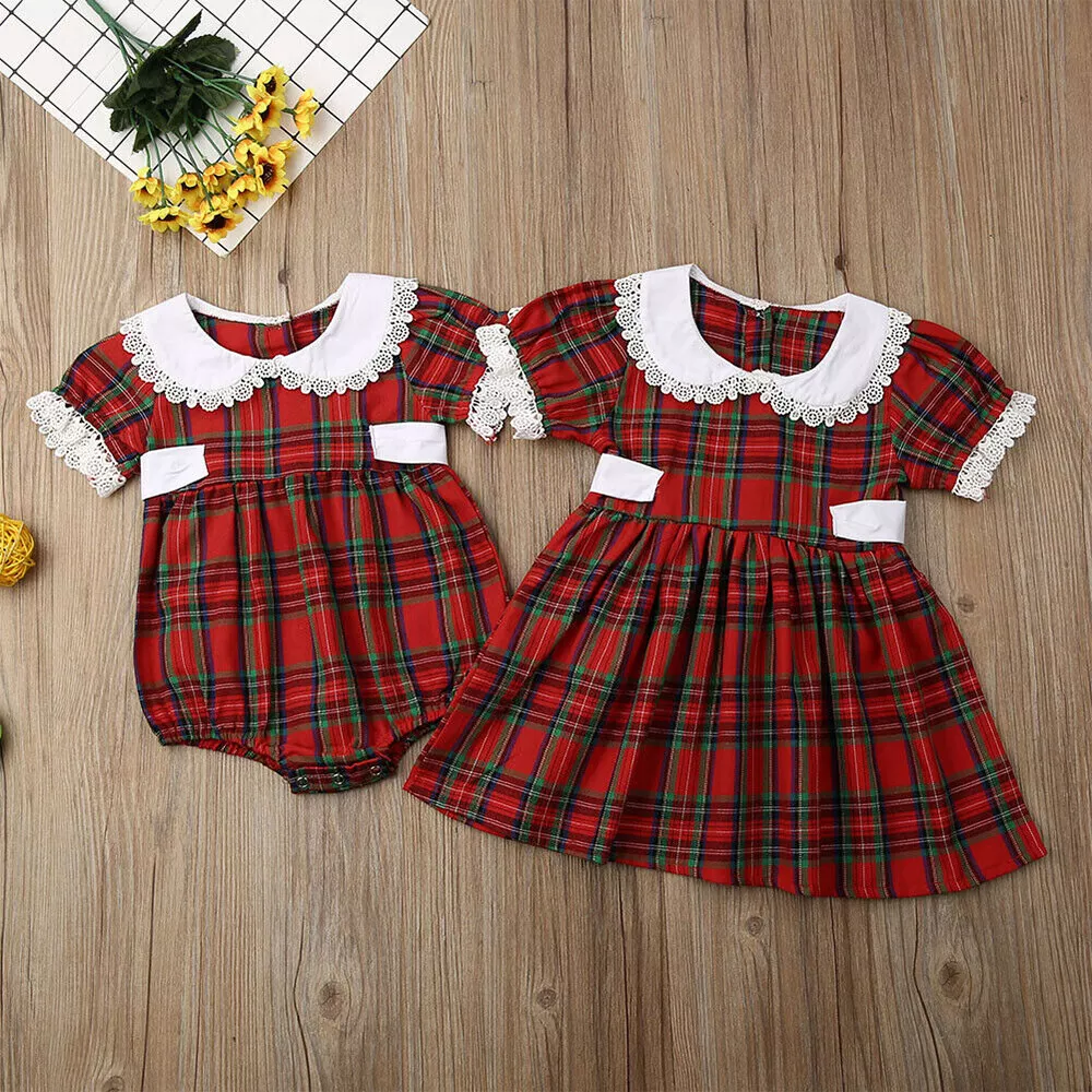 Matching sisters on sale christmas dresses