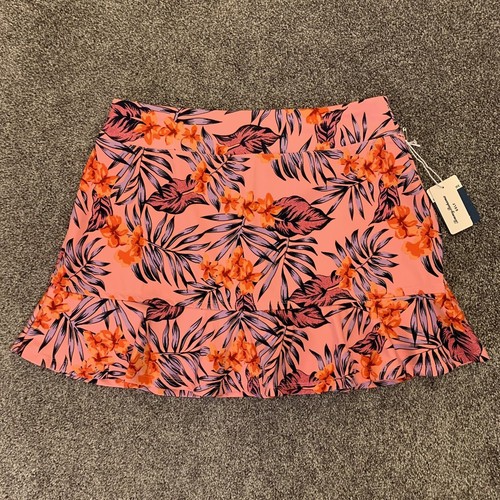 Falda de golf para mujer Tommy Bahama estampado tropical UPF50 elástica talla M, L, XL - nuevas con etiquetas - Imagen 2 de 41