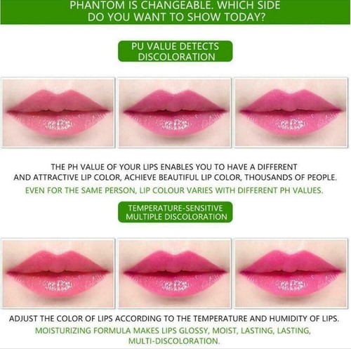 Pink Aloe Vera Lipstick Lip Balm Color Changing Long Lasting Moisturizing-6 Pack - Picture 1 of 3