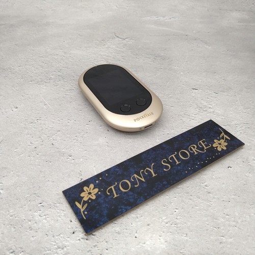 POCKETALK_W W1PWG Pocket Talk Translator 74 languages GOLD WiFi from Japan used - Picture 3 of 21