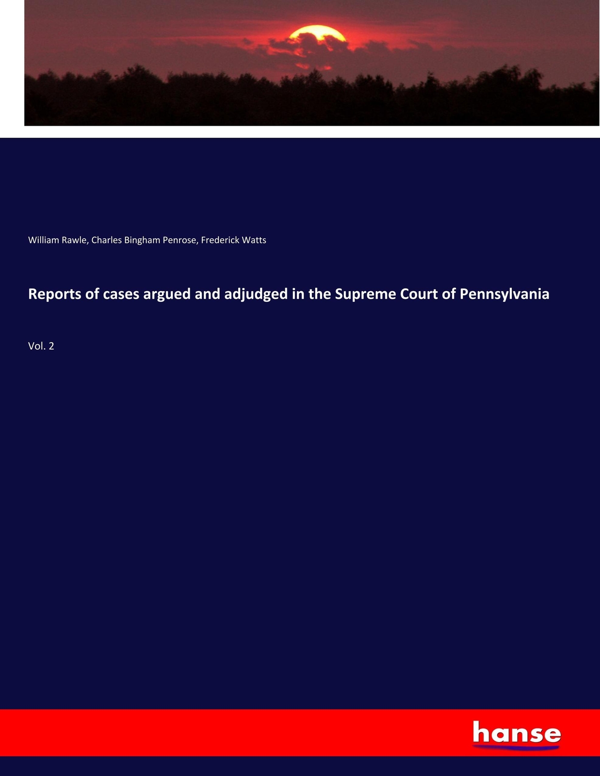 Thumbnail - Reports Of Cases Argued And Adjudged In The Supreme Court Of