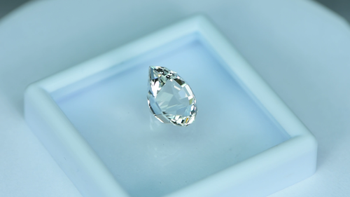 7.88ct Natural White Topaz, Custom Cut, Nigeria, 13.23 x 11.20mm, See Video - Video 1 of 1