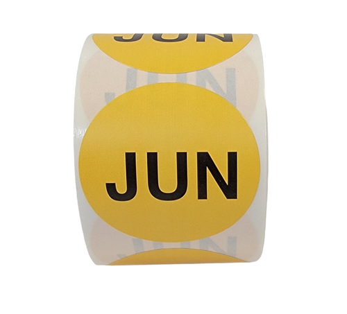 Monat - Juni Etiketten Inventar Monate Klebeaufkleber 2" rund, 500 STCK. - Bild 3 von 5