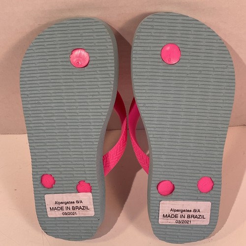 New Havaianas Kids Girls Flip Flops Unicorn Love Size USA 11-12C, Eur 29/30 - Picture 10 of 10
